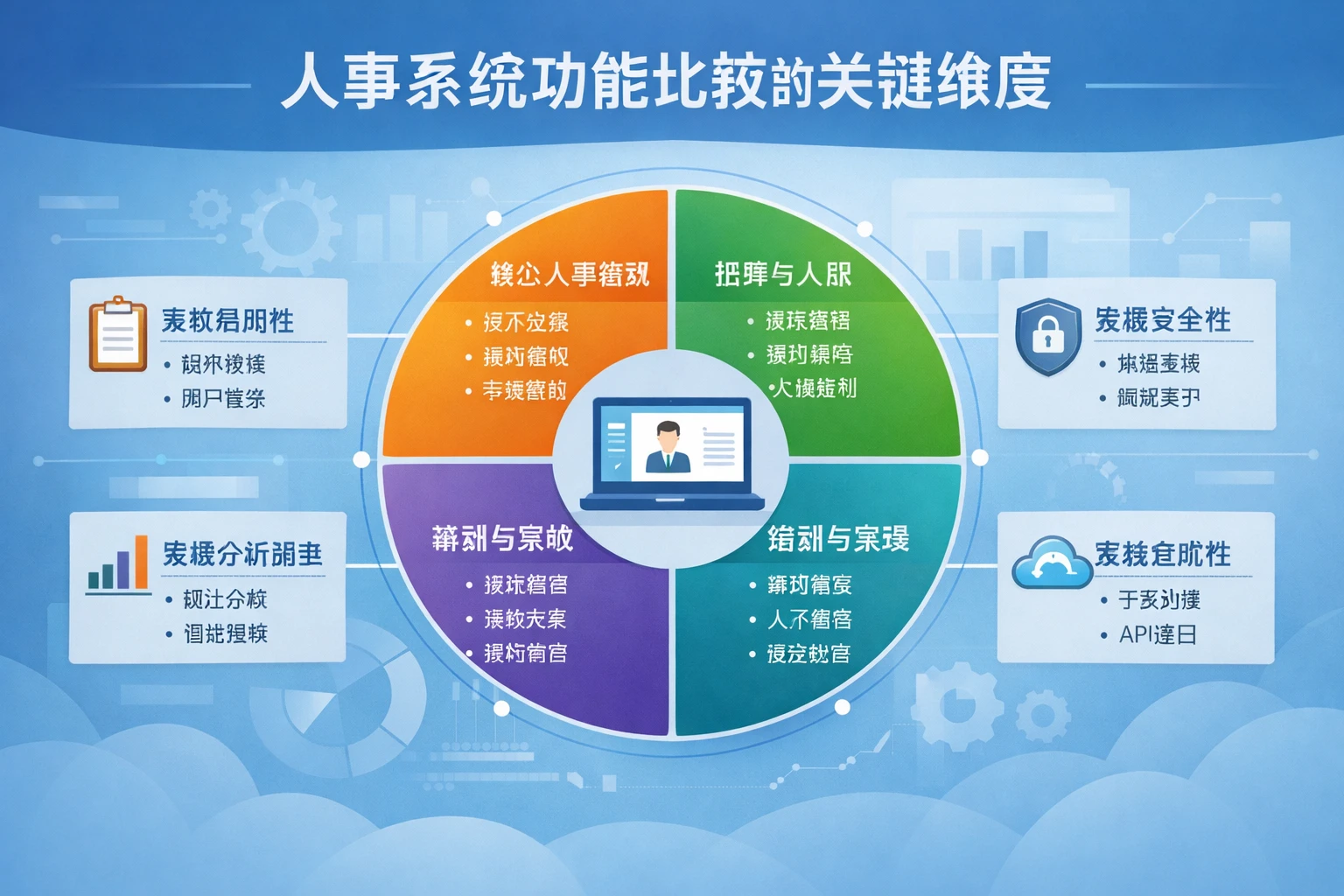 人事系统功能比较的关键维度
