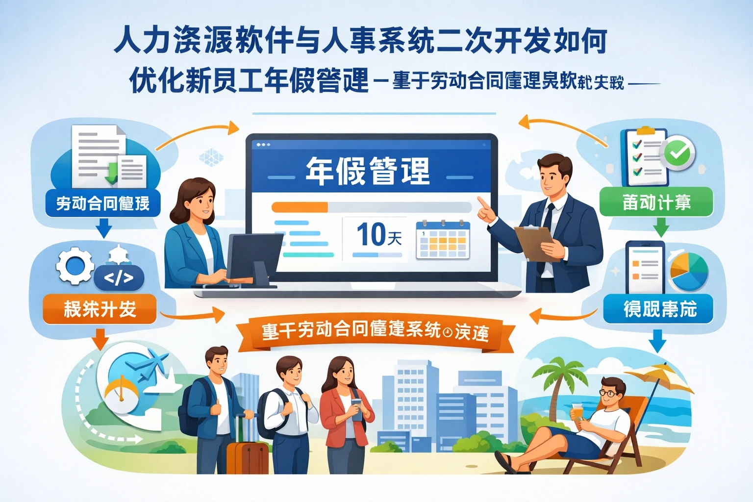 人力资源软件与人事系统二次开发如何优化新员工年假管理——基于劳动合同管理系统的实践