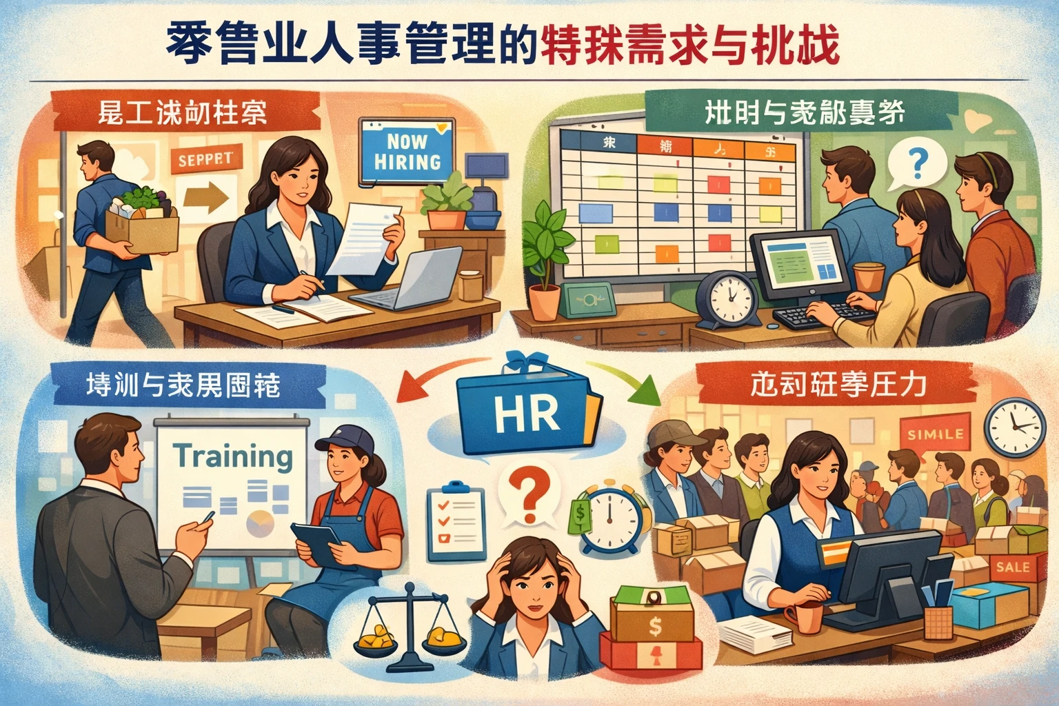 零售业人事管理的特殊需求与挑战