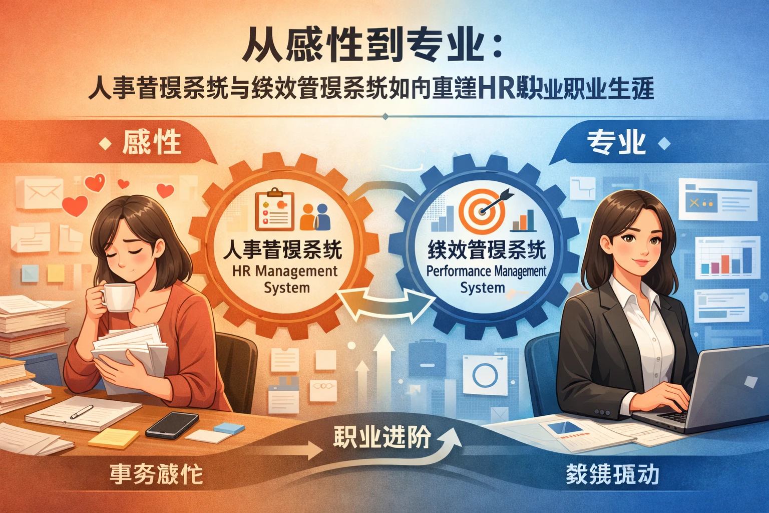 从感性到专业:人事管理系统与绩效管理系统如何重塑HR职业生涯