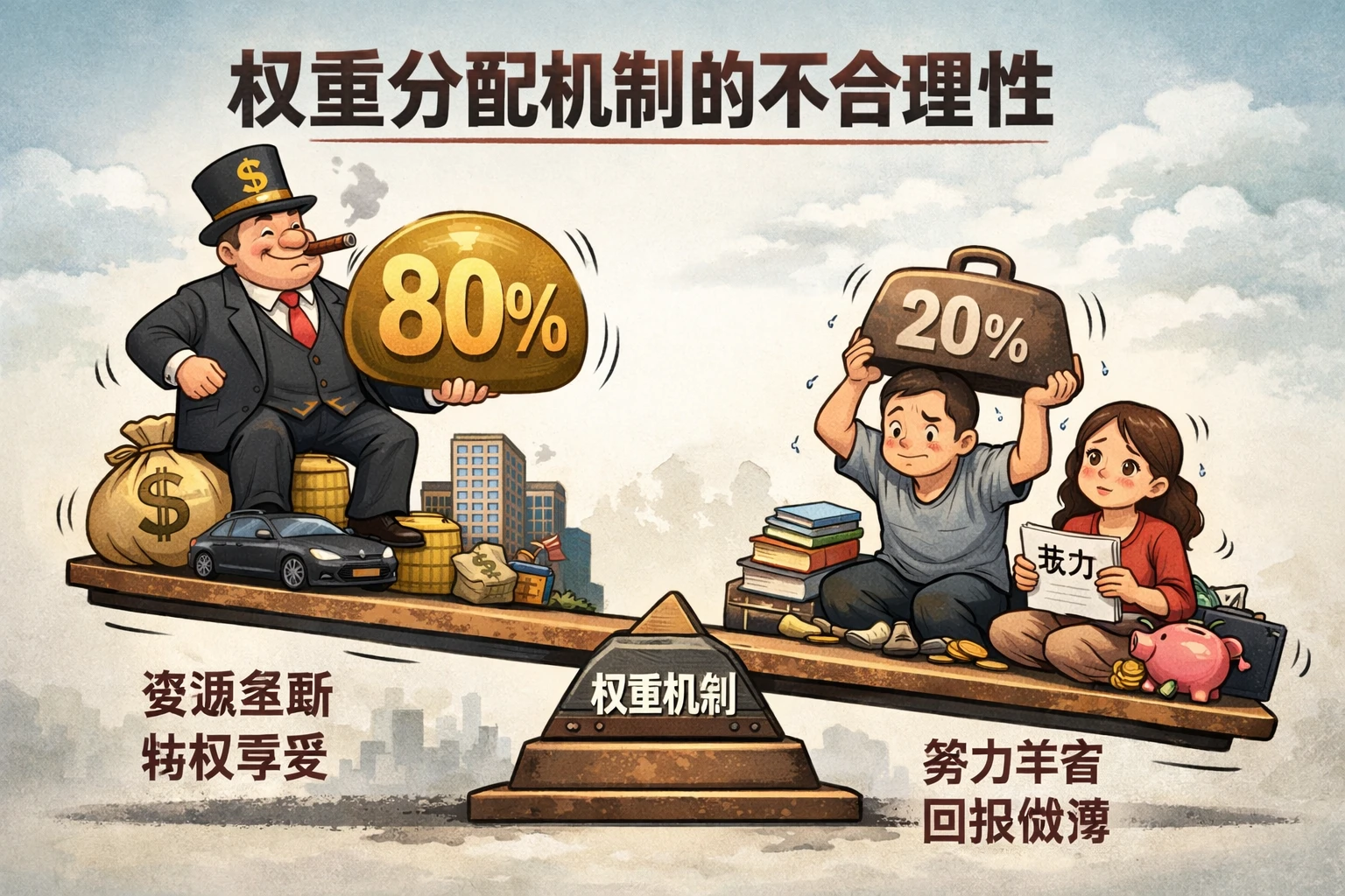 权重分配机制的不合理性