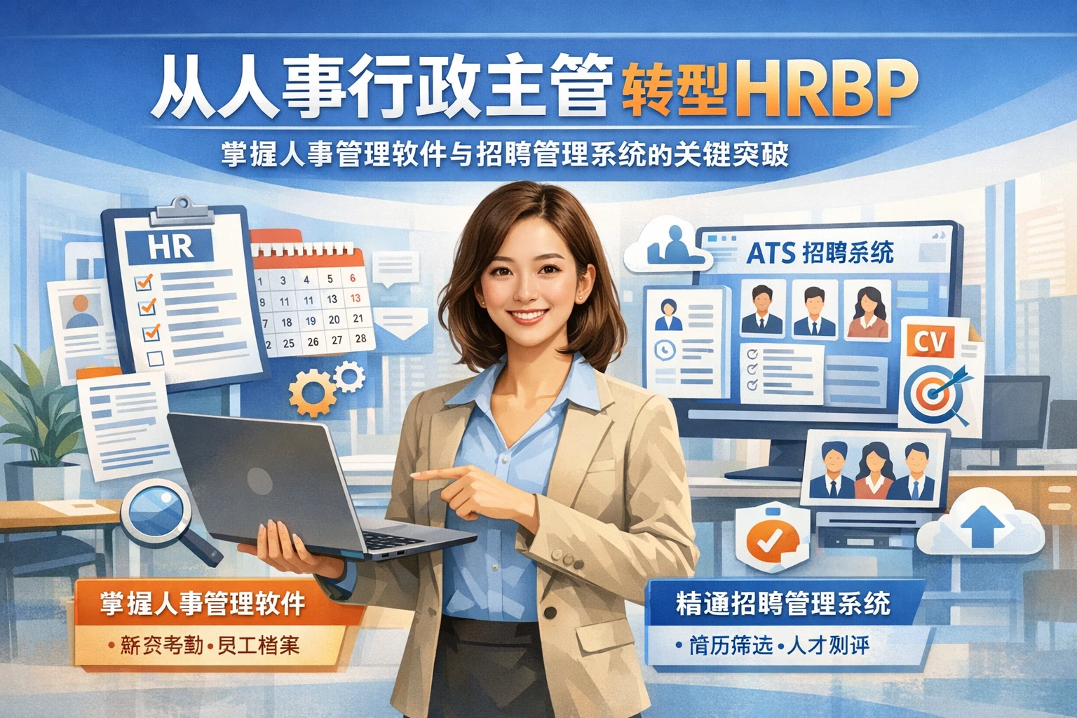 从人事行政主管转型HRBP：掌握人事管理软件与招聘管理系统的关键突破
