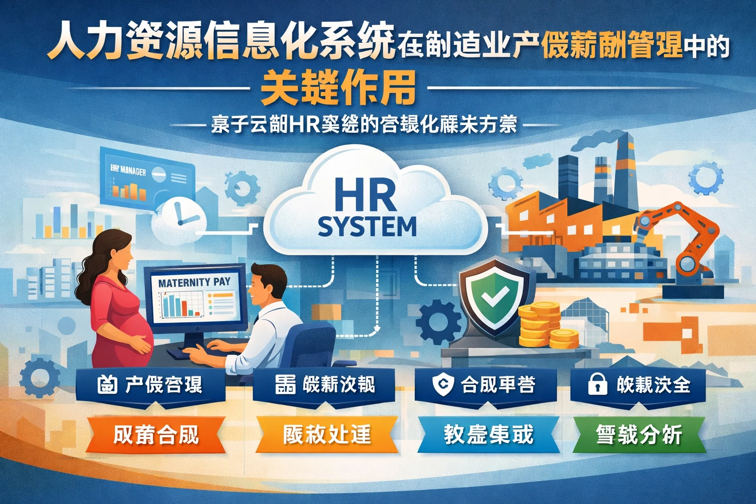 人力资源信息化系统在制造业产假薪酬管理中的关键作用——基于云端HR系统的合规化解决方案