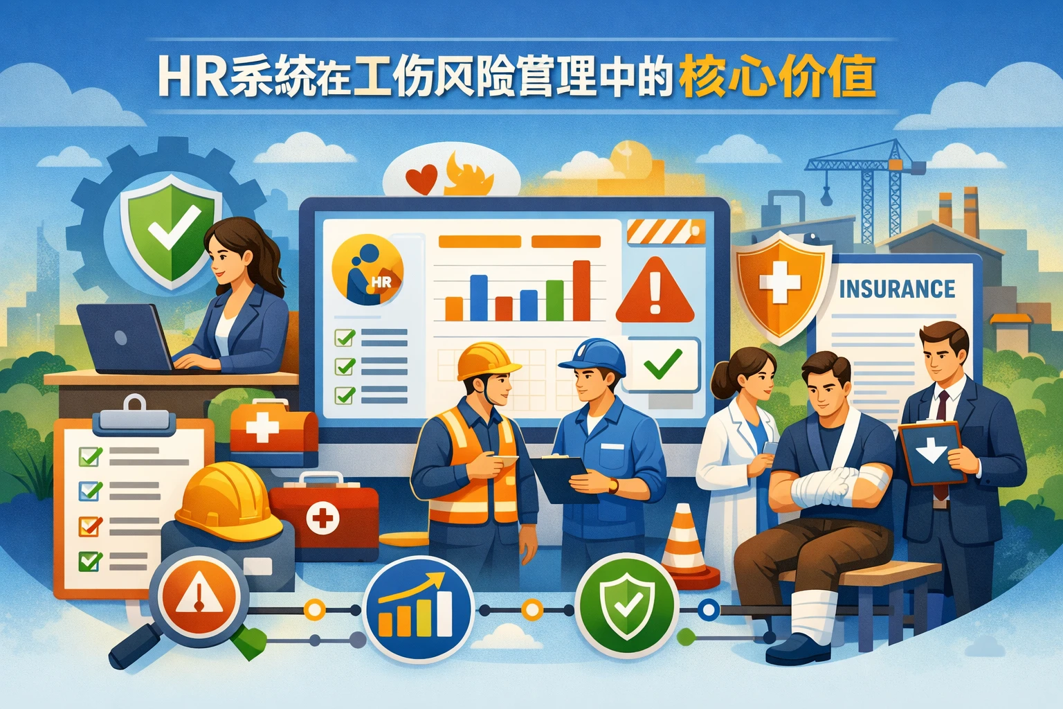HR系统在工伤风险管理中的核心价值