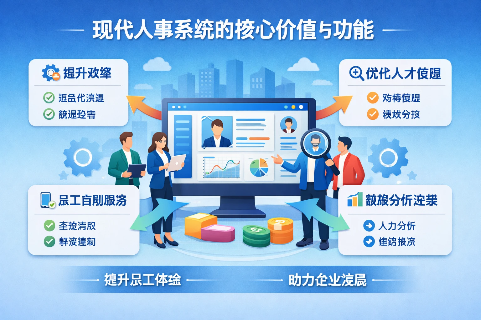 现代人事系统的核心价值与功能