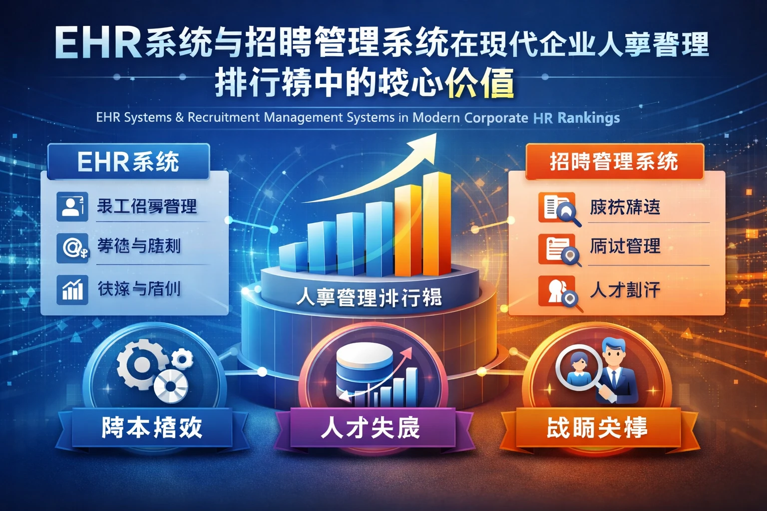 EHR系统与招聘管理系统在现代企业人事管理排行榜中的核心价值