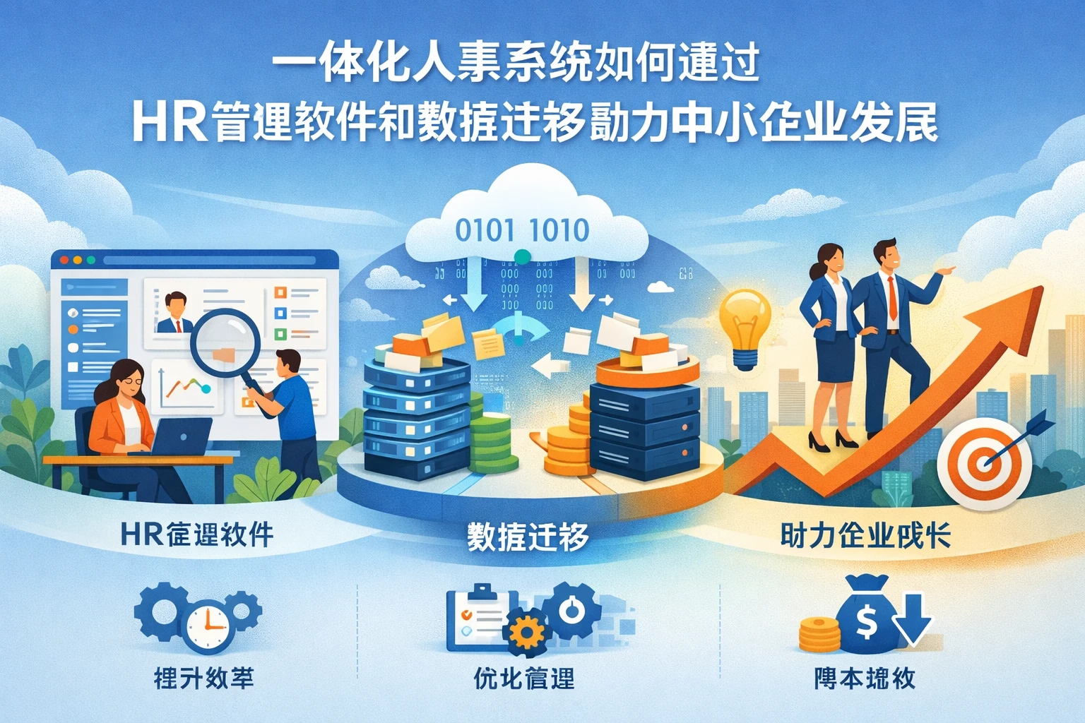 一体化人事系统如何通过HR管理软件和数据迁移助力中小企业发展
