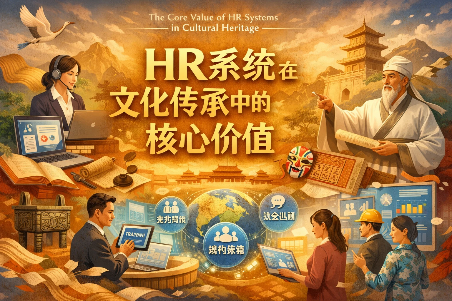 HR系统在文化传承中的核心价值