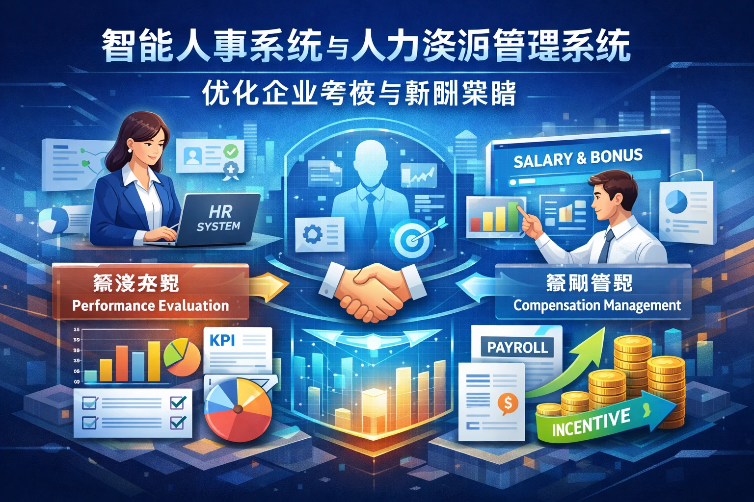 智能人事系统与人力资源管理系统：优化企业考核与薪酬策略