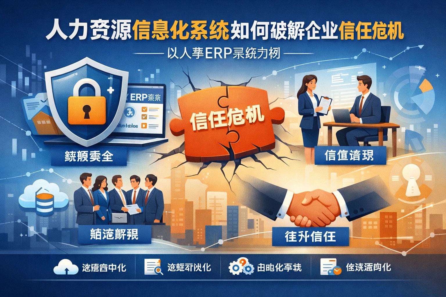人力资源信息化系统如何破解企业信任危机——以人事ERP系统为例