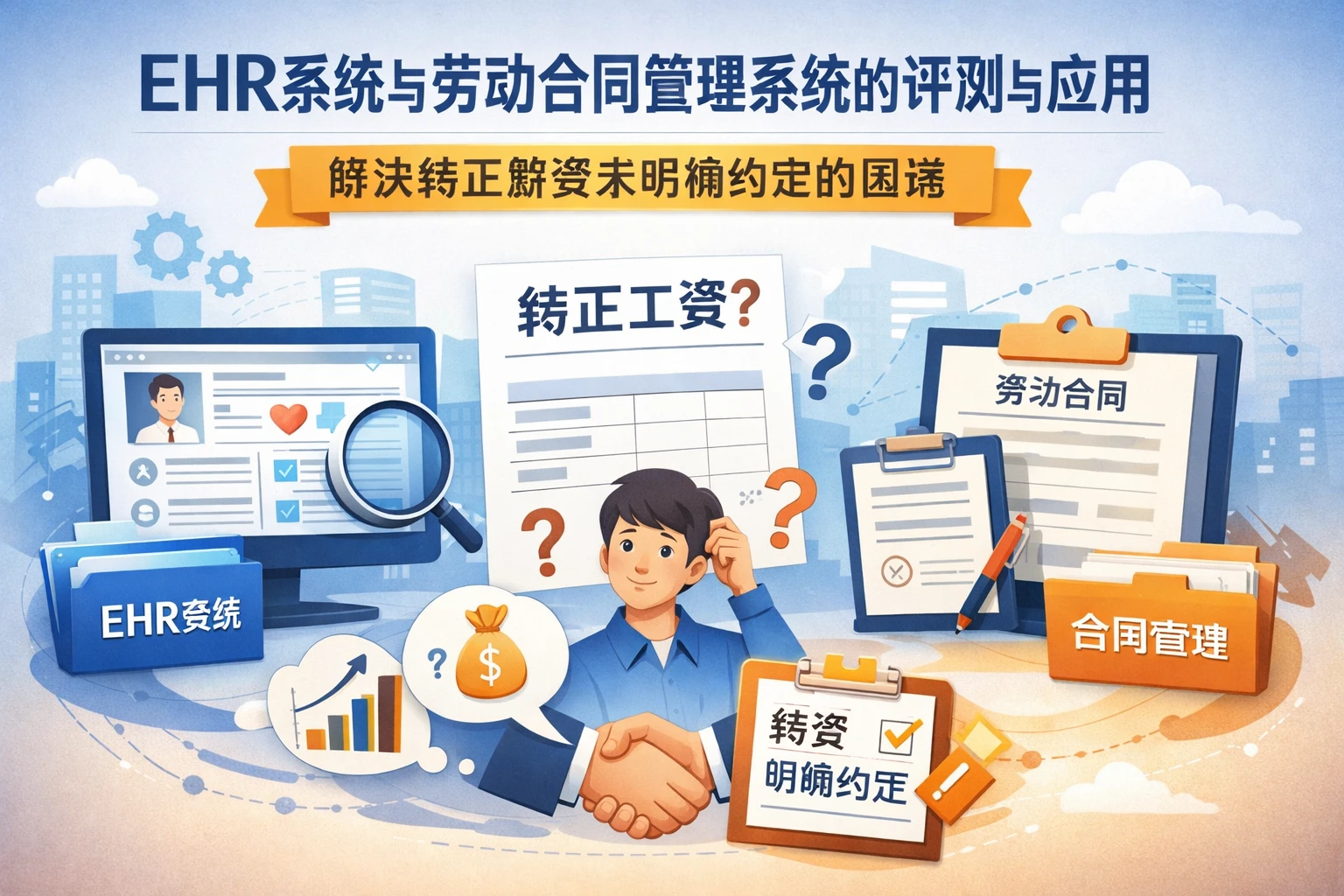 EHR系统与劳动合同管理系统的评测与应用：解决转正薪资未明确约定的困境