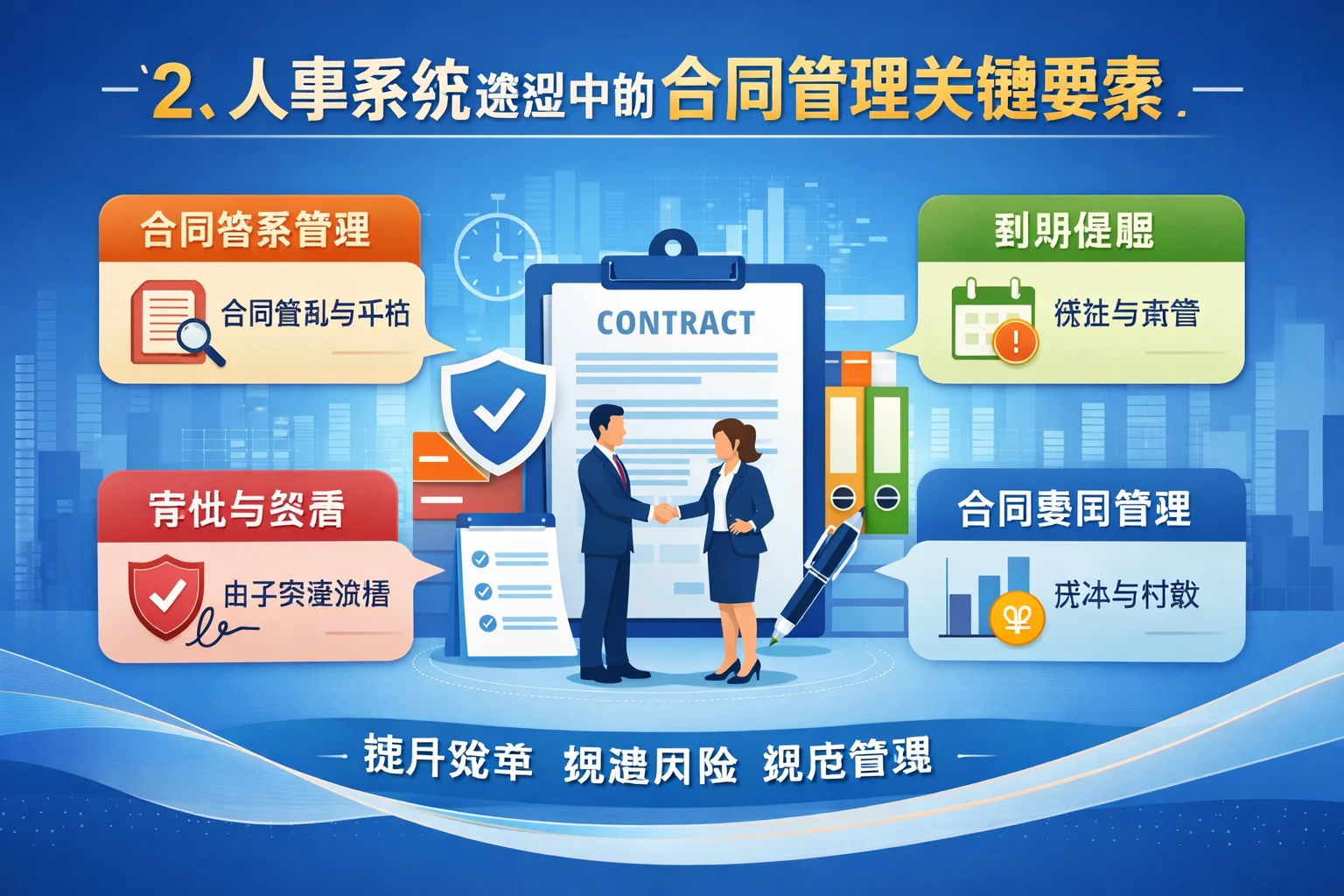 二、人事系统选型中的合同管理关键要素