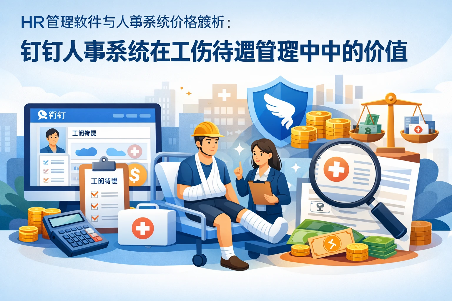 HR管理软件与人事系统价格解析：钉钉人事系统在工伤待遇管理中的价值