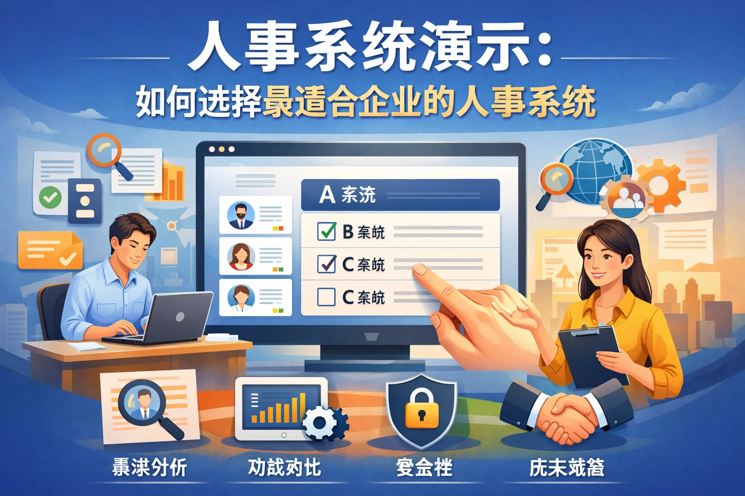 人事系统演示：如何选择最适合企业的人事系统