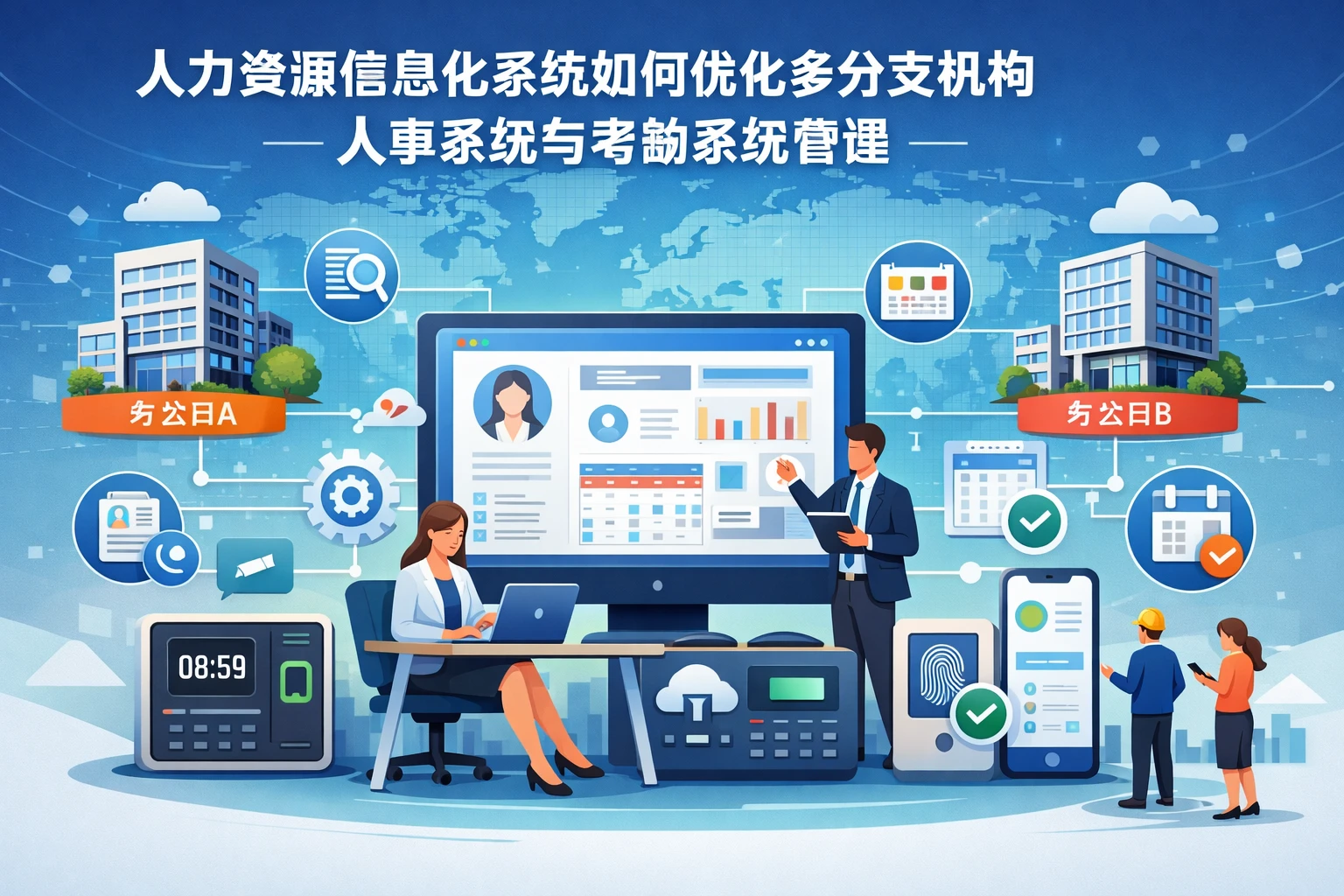 人力资源信息化系统如何优化多分支机构人事系统与考勤系统管理