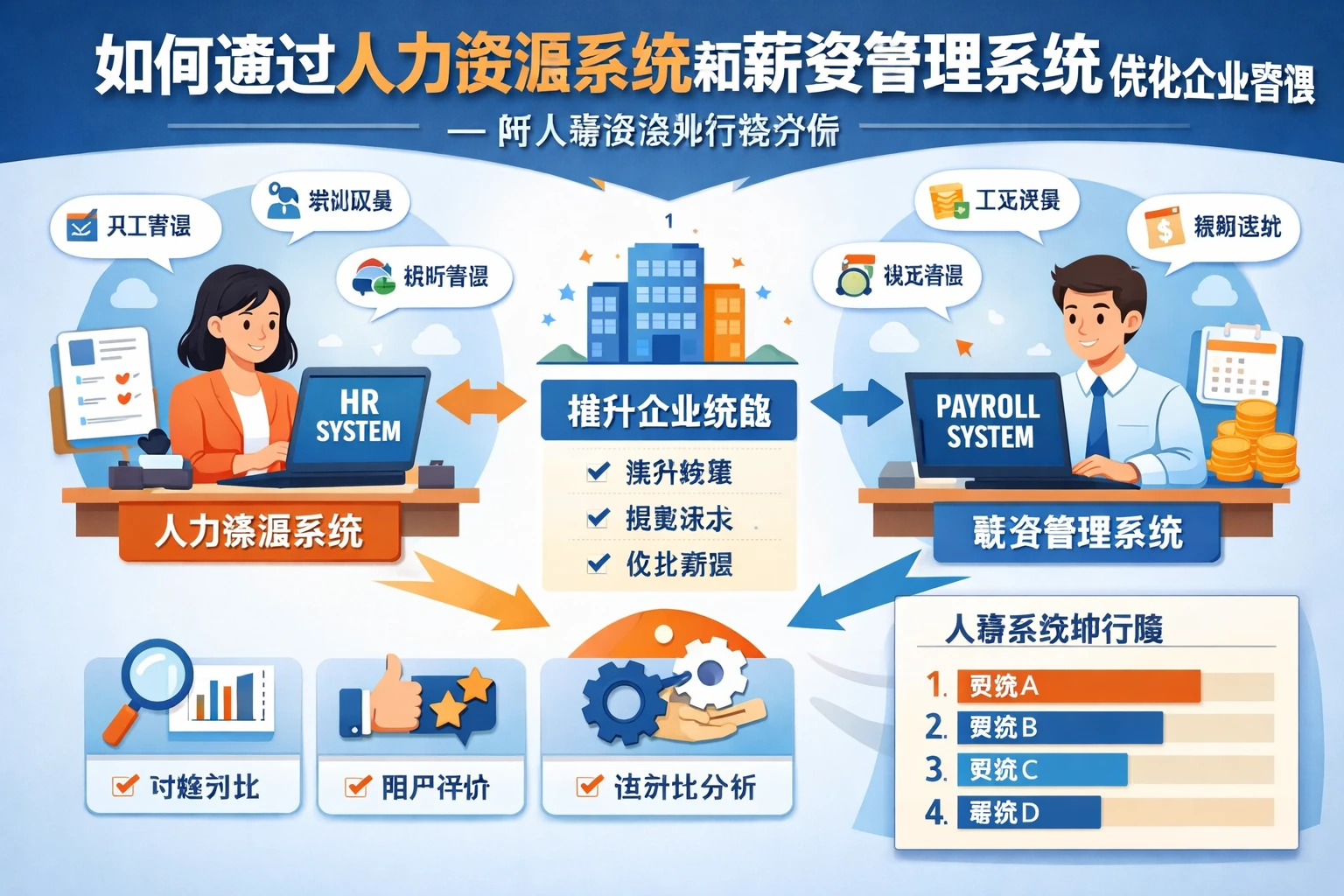 如何通过人力资源系统和薪资管理系统优化企业管理——附人事系统排行榜分析