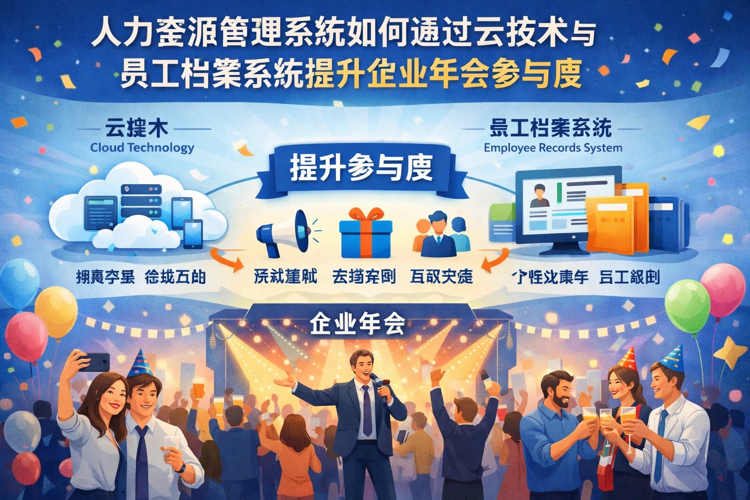 人力资源管理系统如何通过云技术与员工档案系统提升企业年会参与度