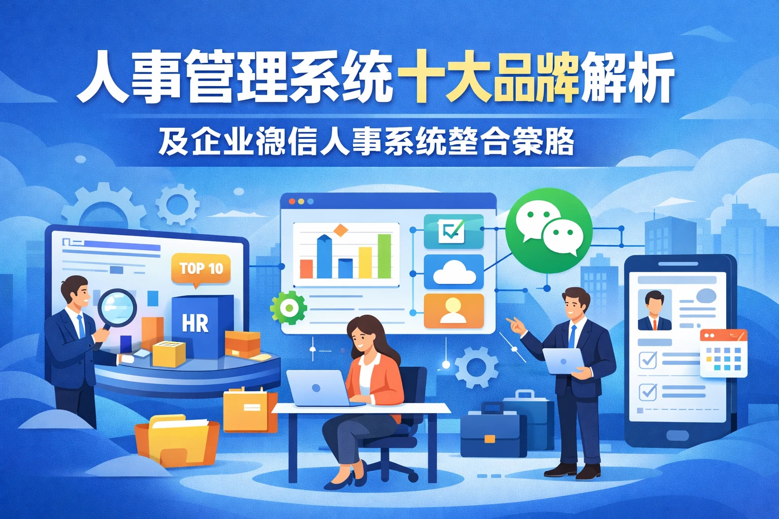 人事管理系统十大品牌解析及企业微信人事系统整合策略