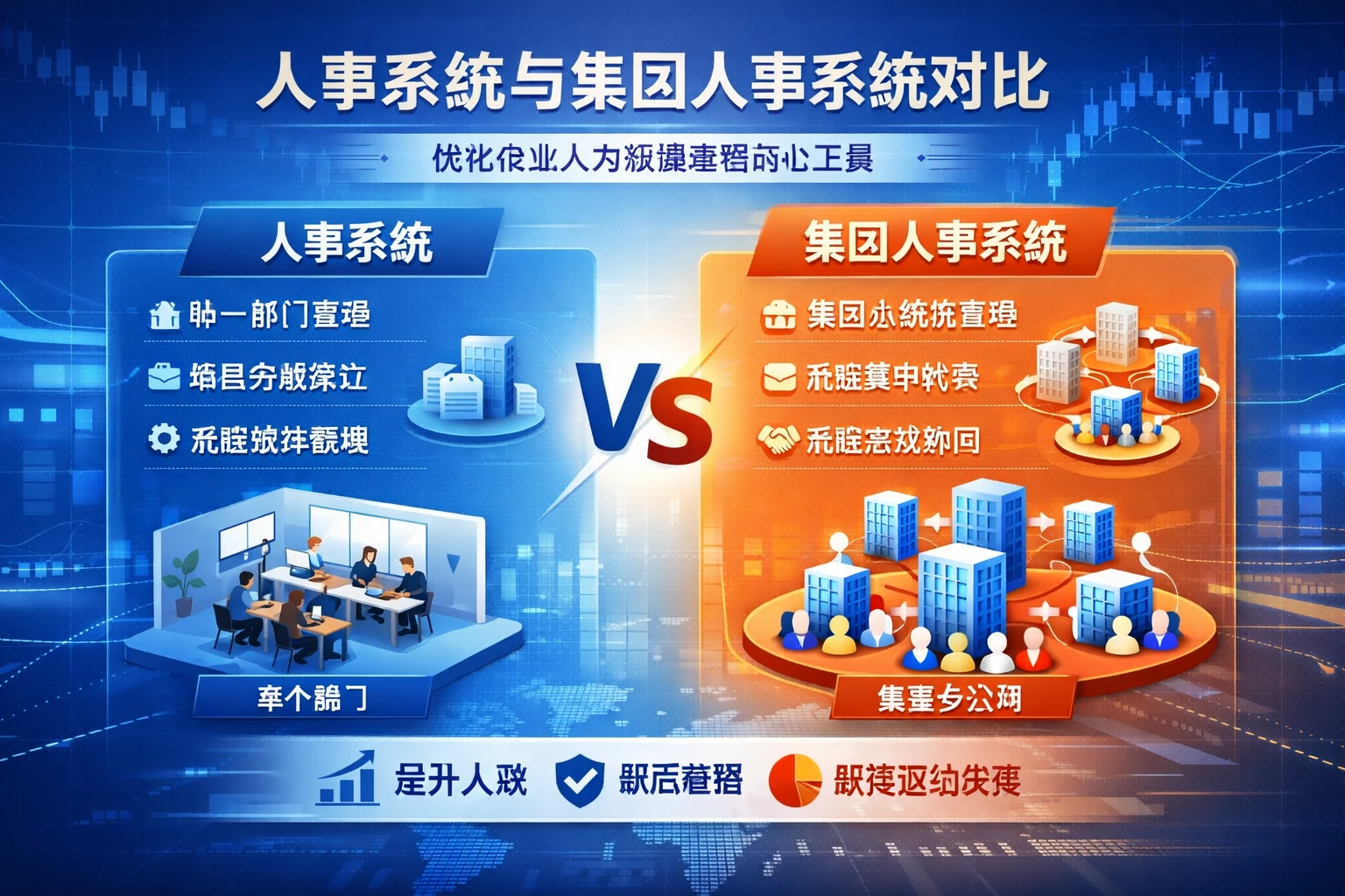 人事系统与集团人事系统对比：优化企业人力资源管理的核心工具