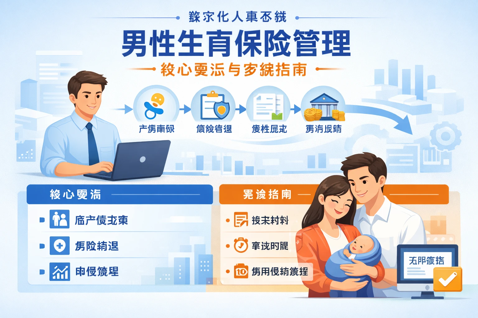 数字化人事系统中男性生育保险管理的核心要点与实操指南