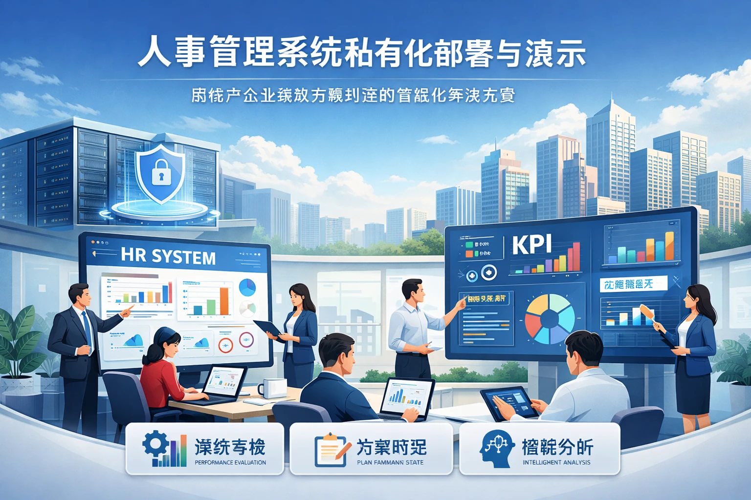 人事管理系统私有化部署与演示:房地产企业绩效方案制定的智能化解决方案