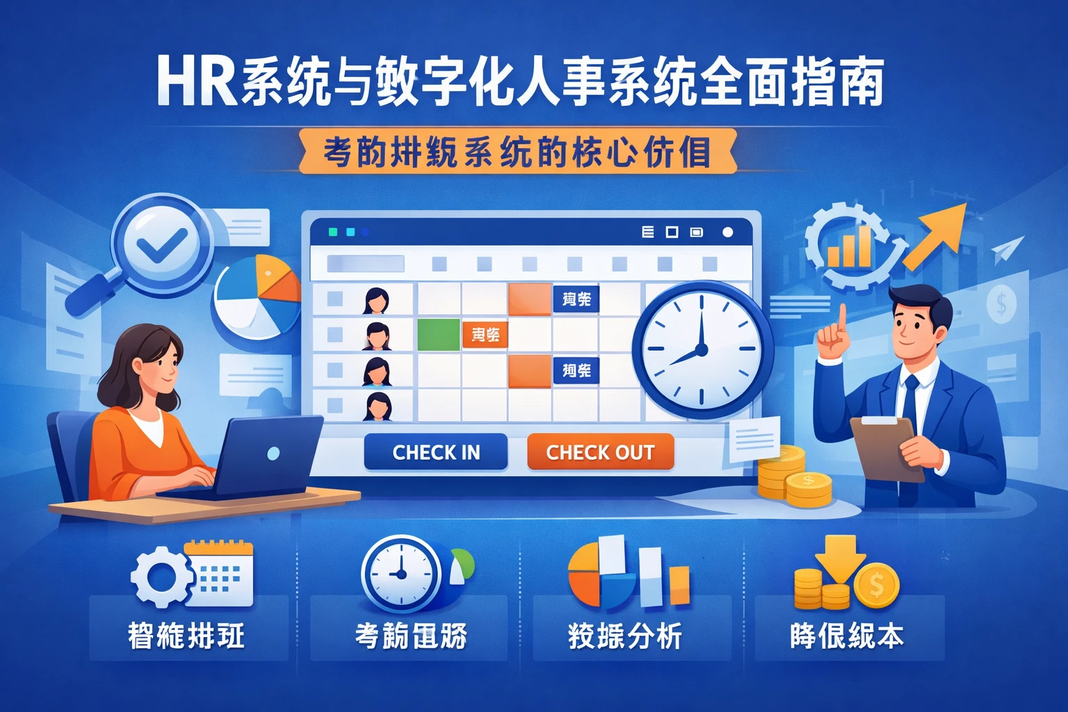 HR系统与数字化人事系统全面指南：考勤排班系统的核心价值