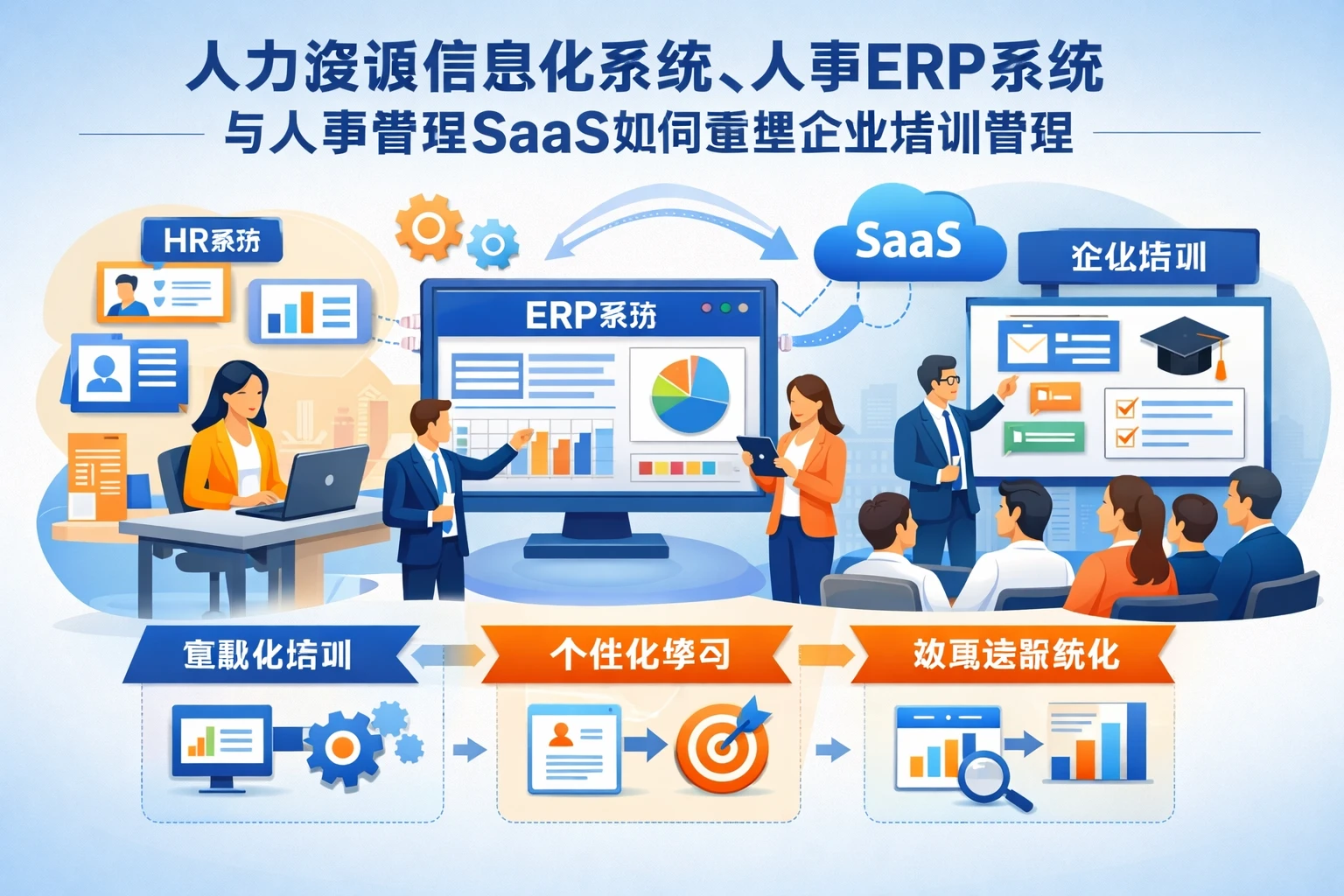 人力资源信息化系统、人事ERP系统与人事管理SaaS如何重塑企业培训管理