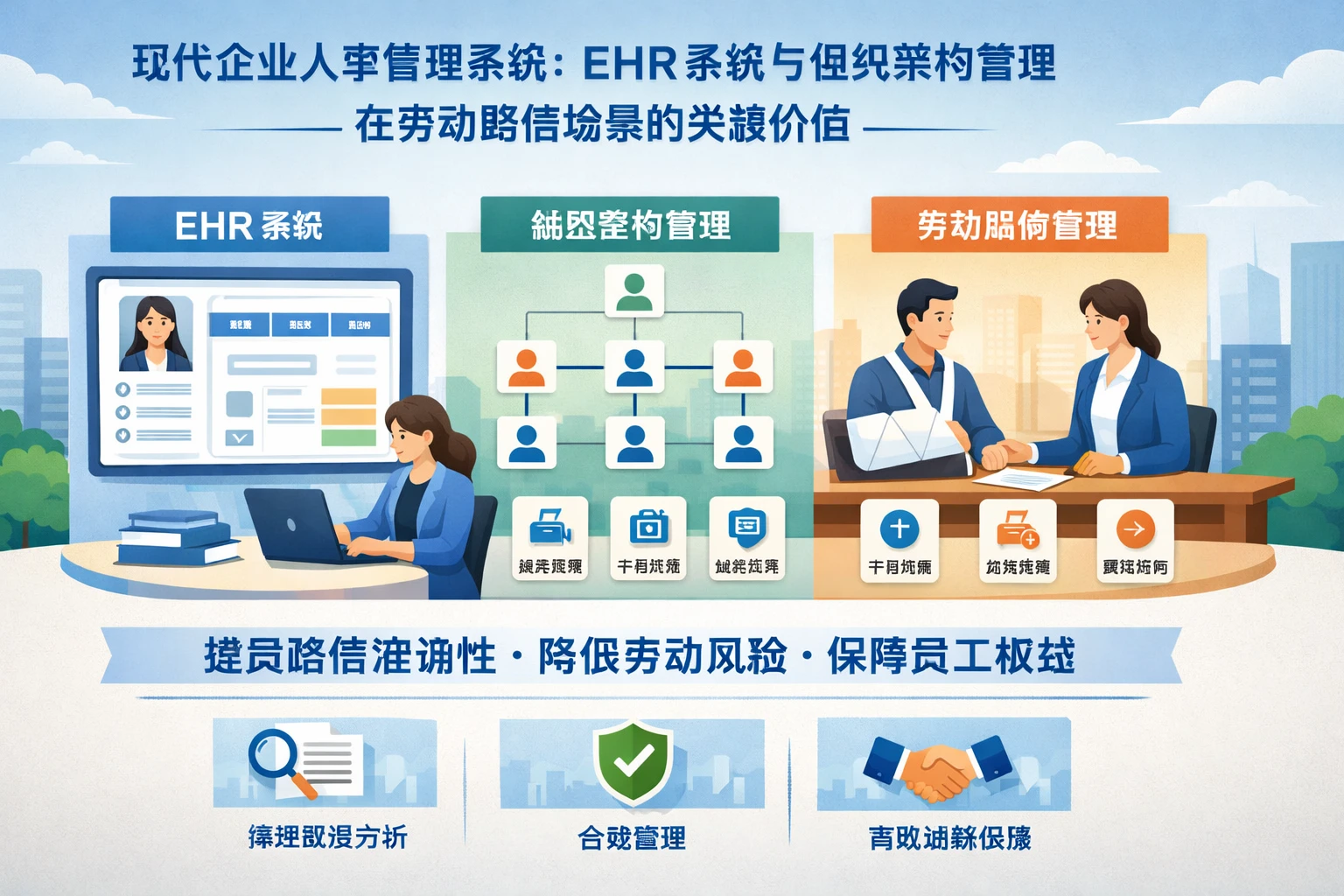 现代企业人事管理系统：EHR系统与组织架构管理在劳动赔偿场景的关键价值