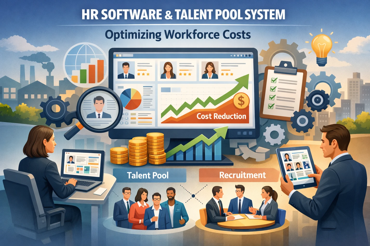 人事管理软件与人才库管理系统在优化企业人力成本中的关键作用