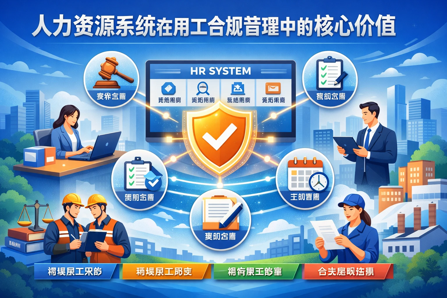 人力资源系统在用工合规管理中的核心价值