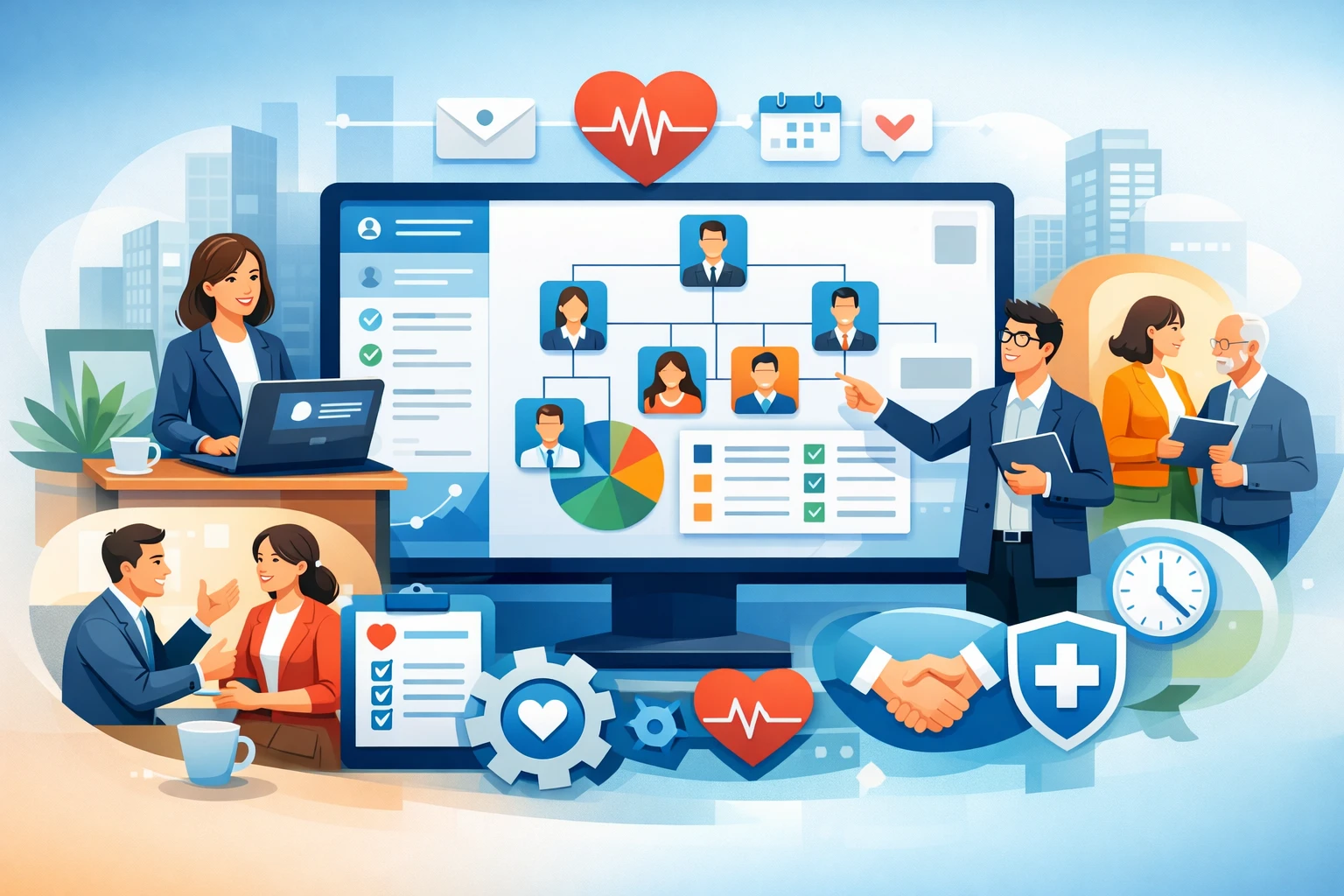 智能人事系统与组织架构管理:优化员工关怀流程的HR系统解决方案