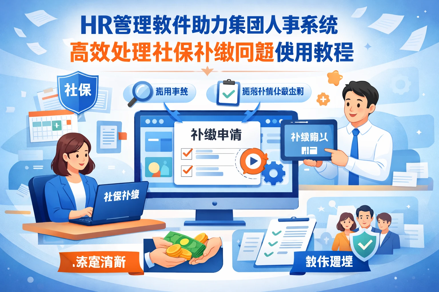 HR管理软件助力集团人事系统高效处理社保补缴问题使用教程