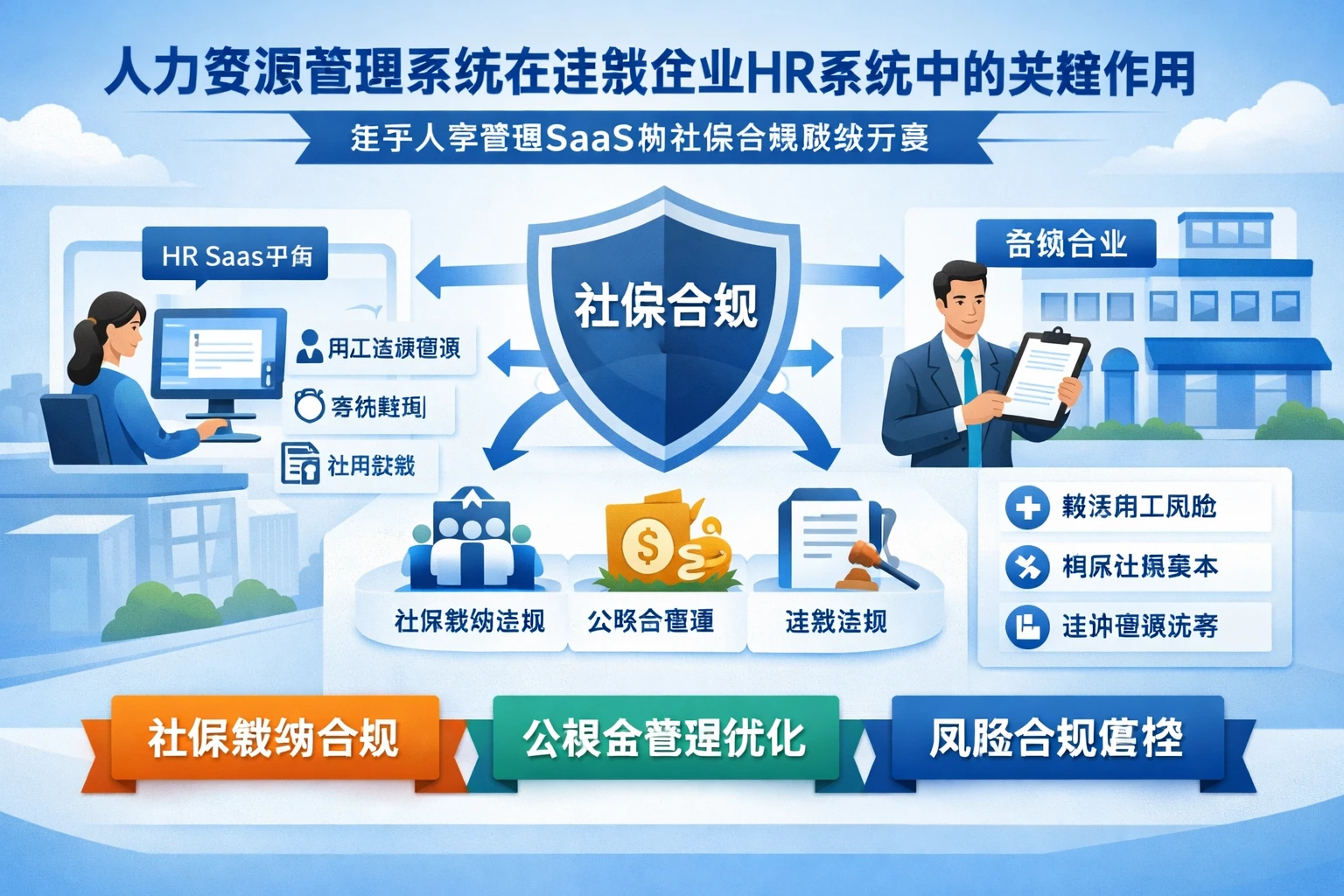 人力资源管理系统在连锁企业HR系统中的关键作用：基于人事管理SaaS的社保合规解决方案