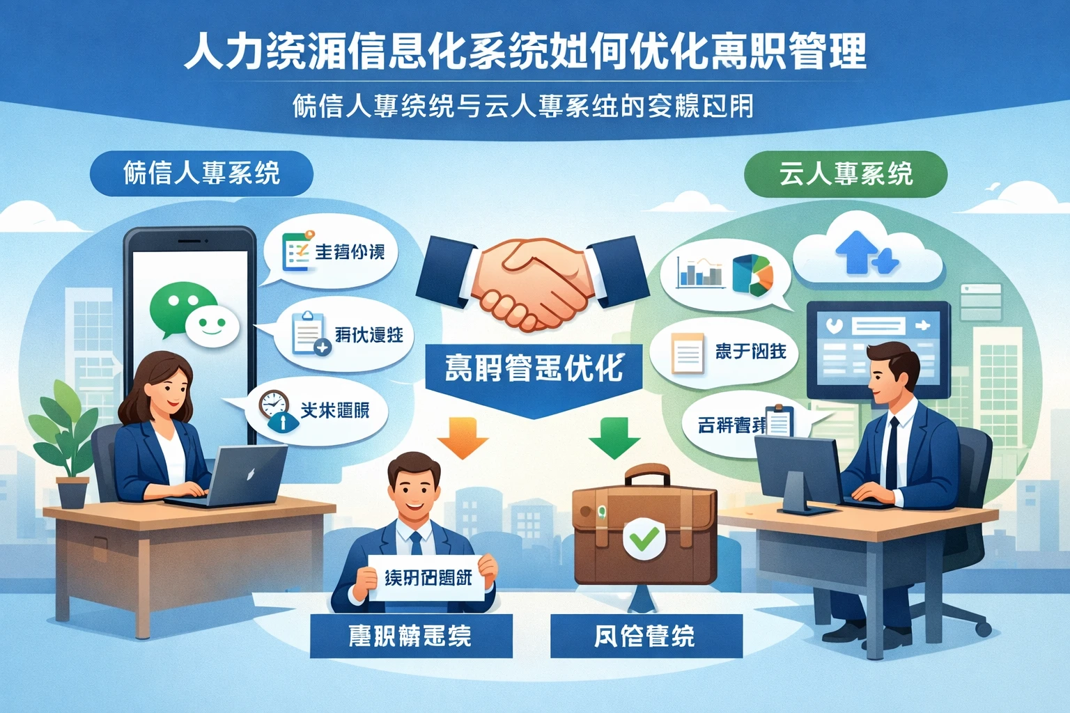 人力资源信息化系统如何优化离职管理:微信人事系统与云人事系统的实践应用