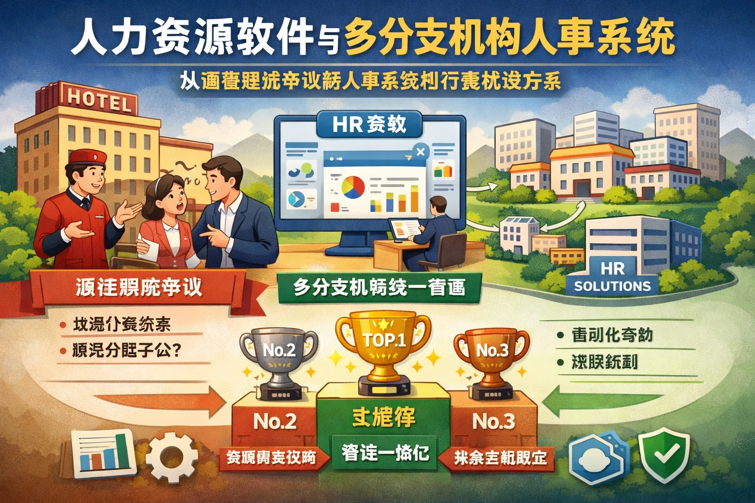 人力资源软件与多分支机构人事系统：从酒店提成争议看人事系统排行榜优选方案