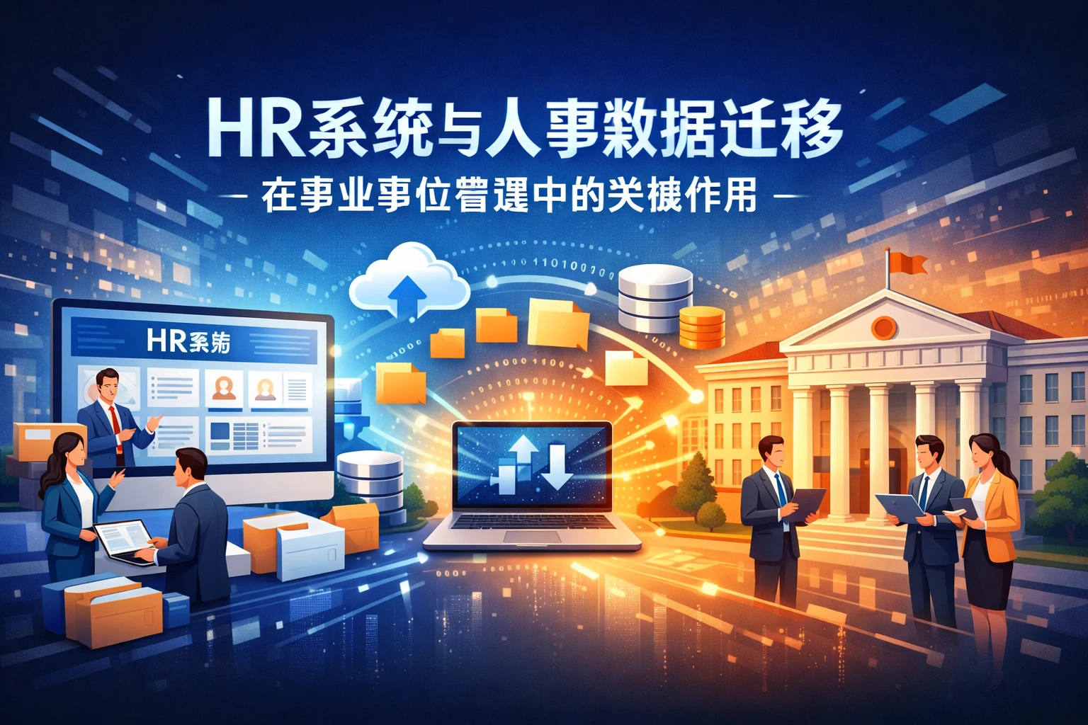 HR系统与人事数据迁移在事业单位管理中的关键作用