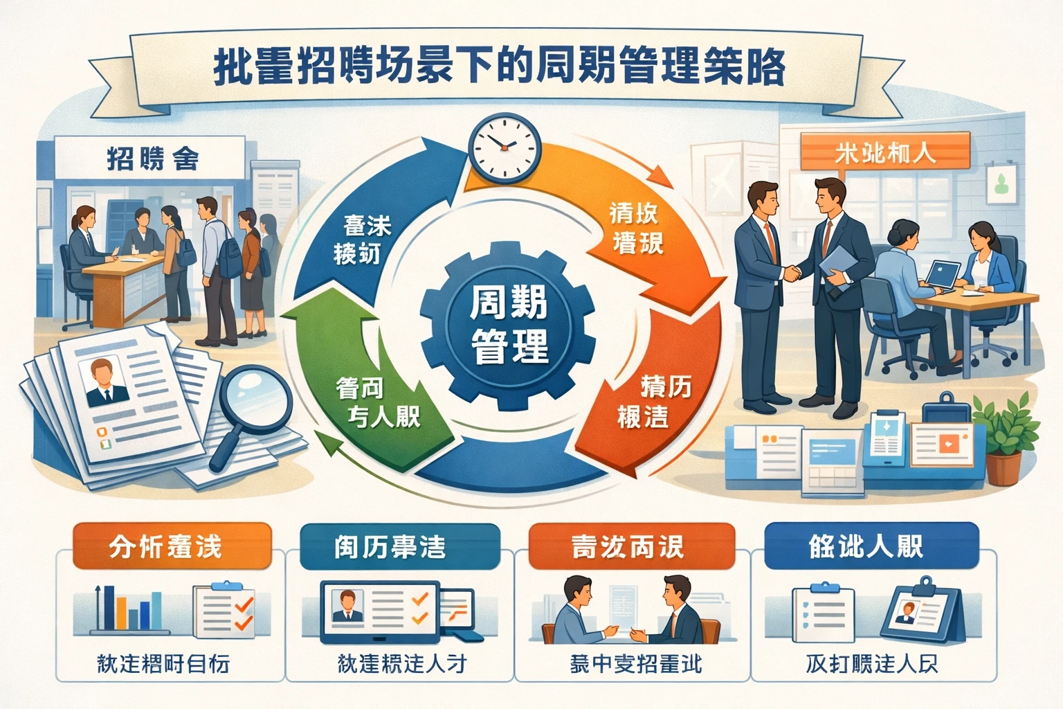 批量招聘场景下的周期管理策略