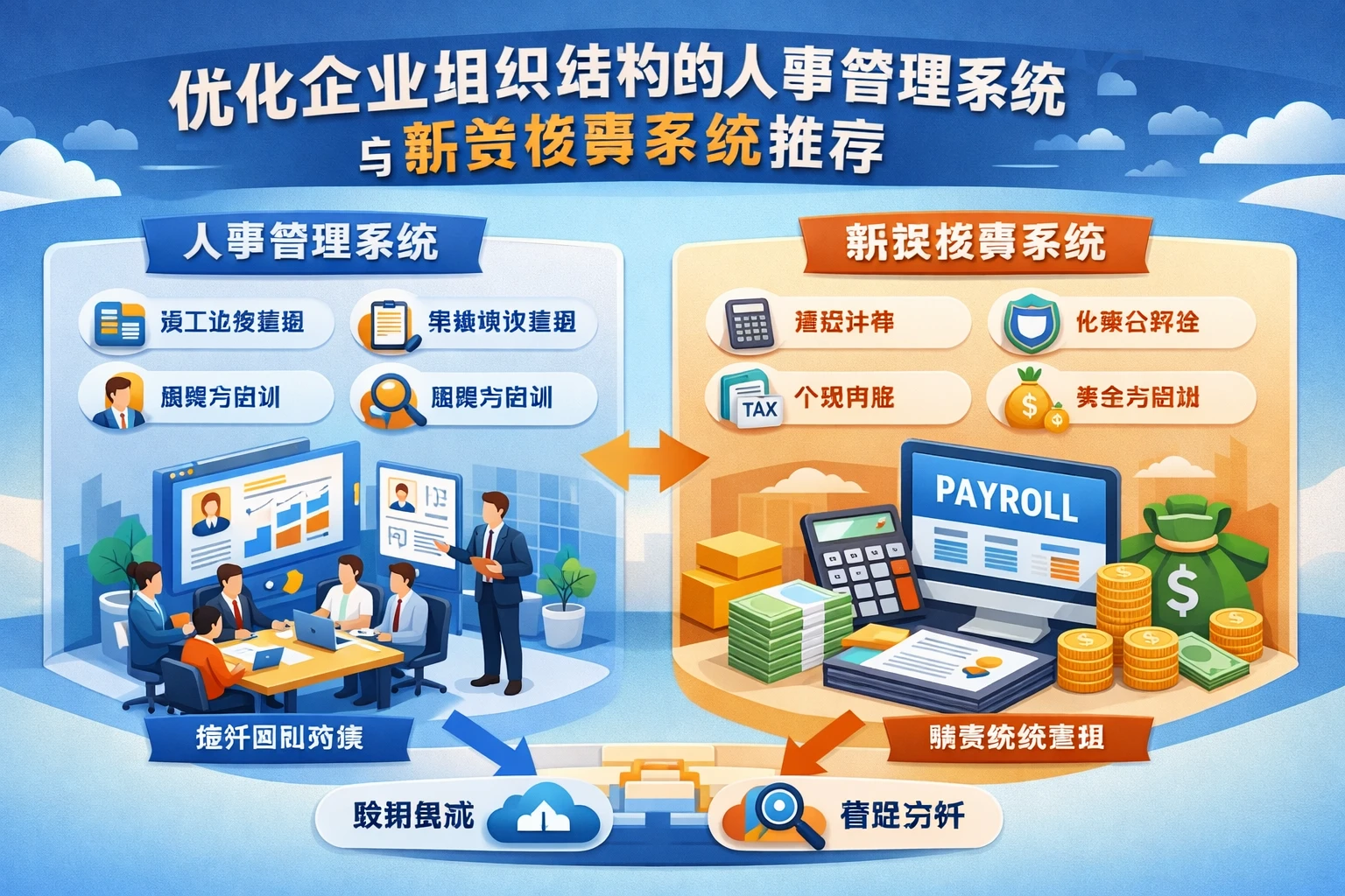 优化企业组织结构的人事管理系统与薪资核算系统推荐