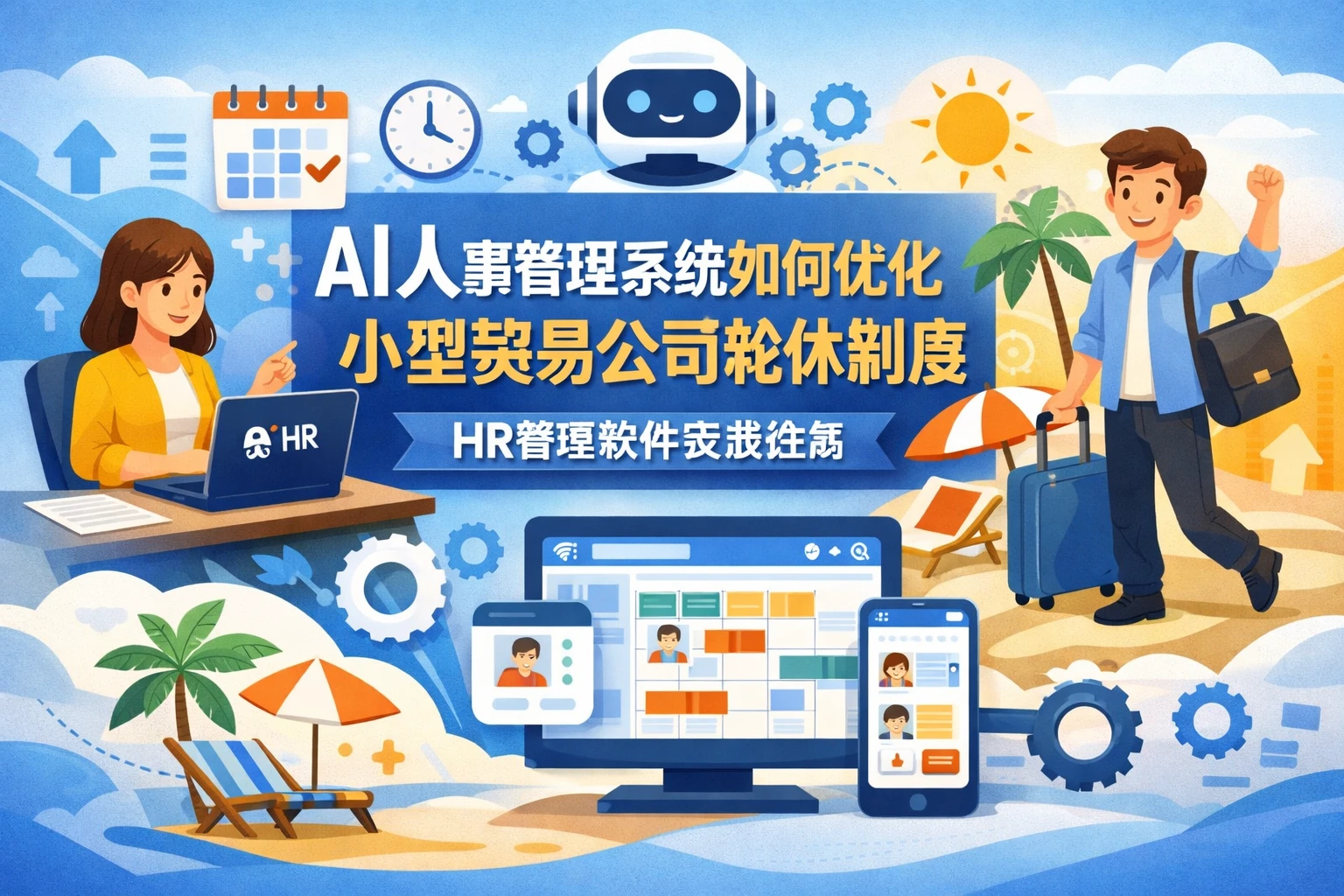 AI人事管理系统如何优化小型贸易公司轮休制度 - HR管理软件实战指南