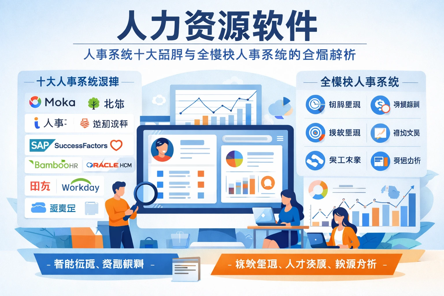 人力资源软件：人事系统十大品牌与全模块人事系统的全面解析