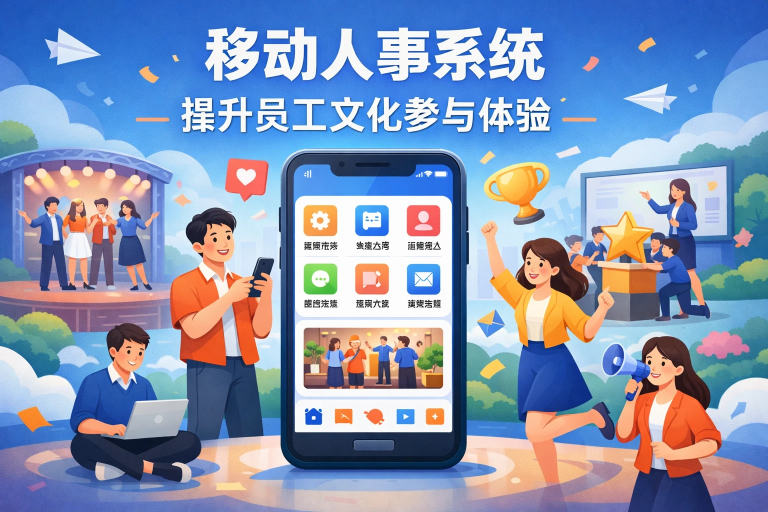 移动人事系统:提升员工文化参与体验