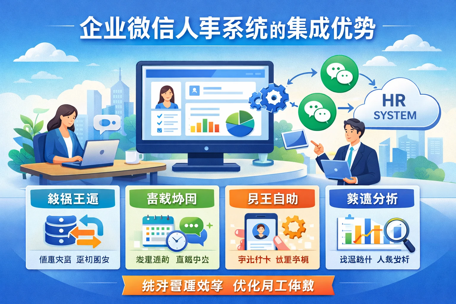 企业微信人事系统的集成优势