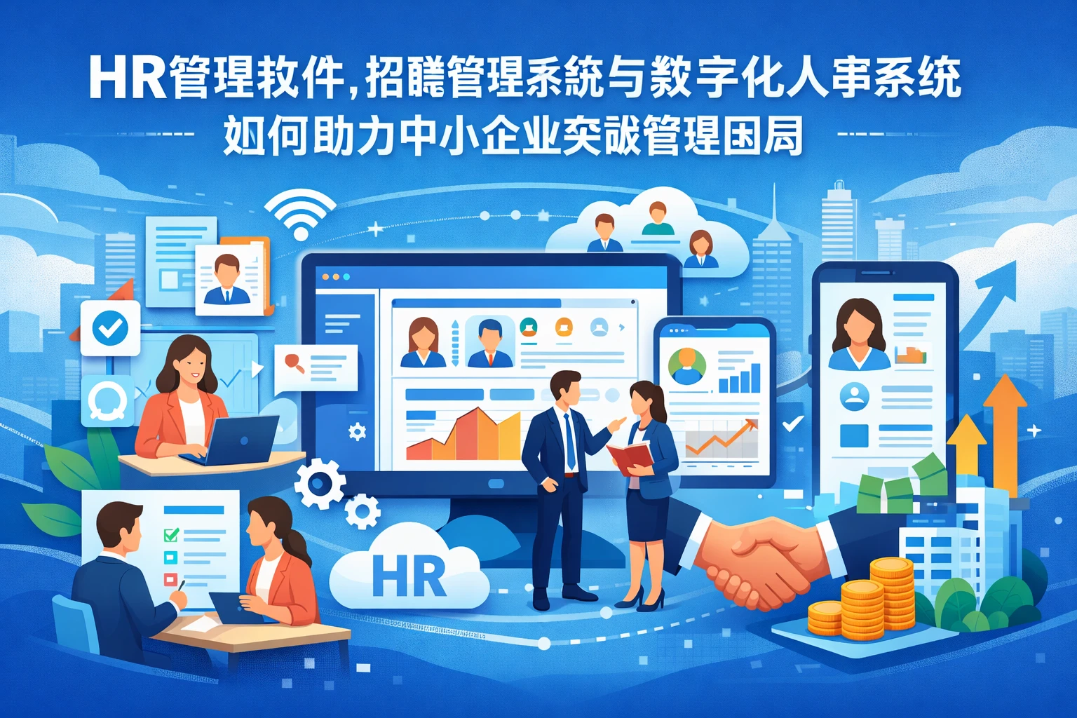 HR管理软件、招聘管理系统与数字化人事系统如何助力中小企业突破管理困局
