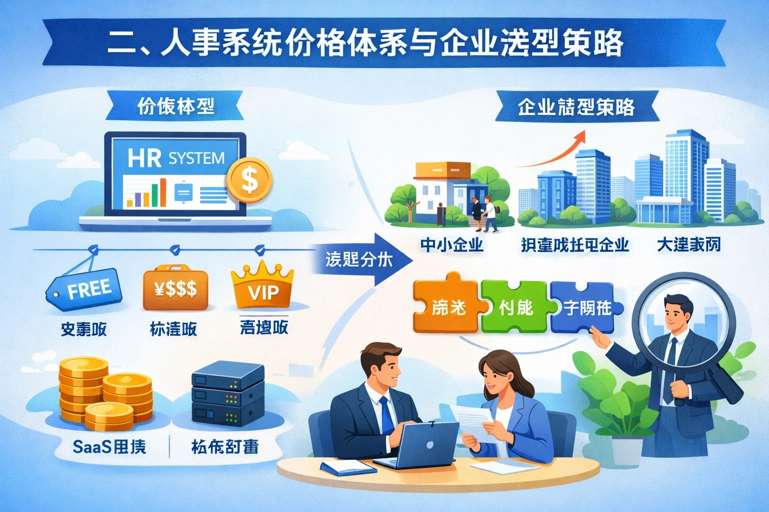 二、人事系统价格体系与企业选型策略