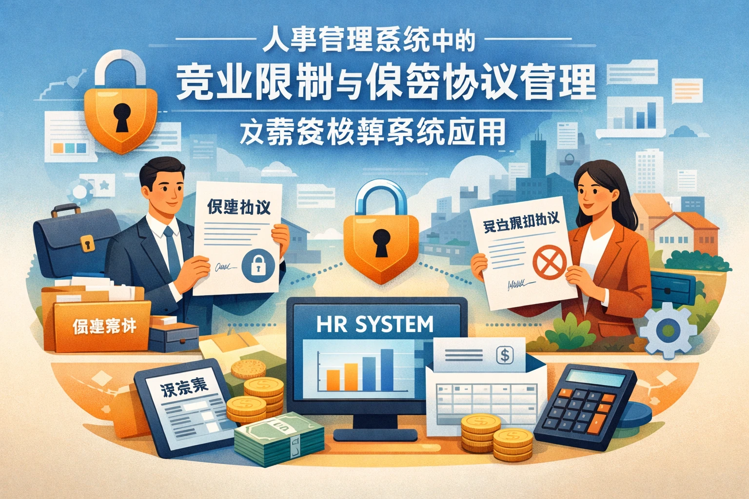 人事管理系统中的竞业限制与保密协议管理及薪资核算系统应用