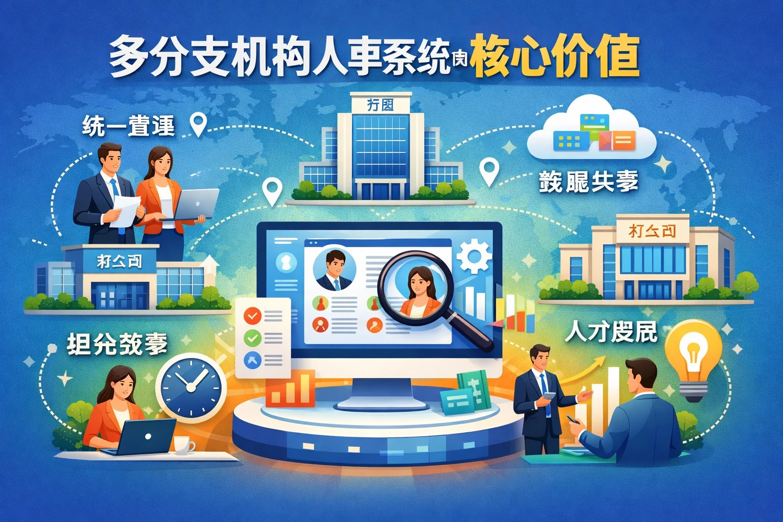 多分支机构人事系统的核心价值