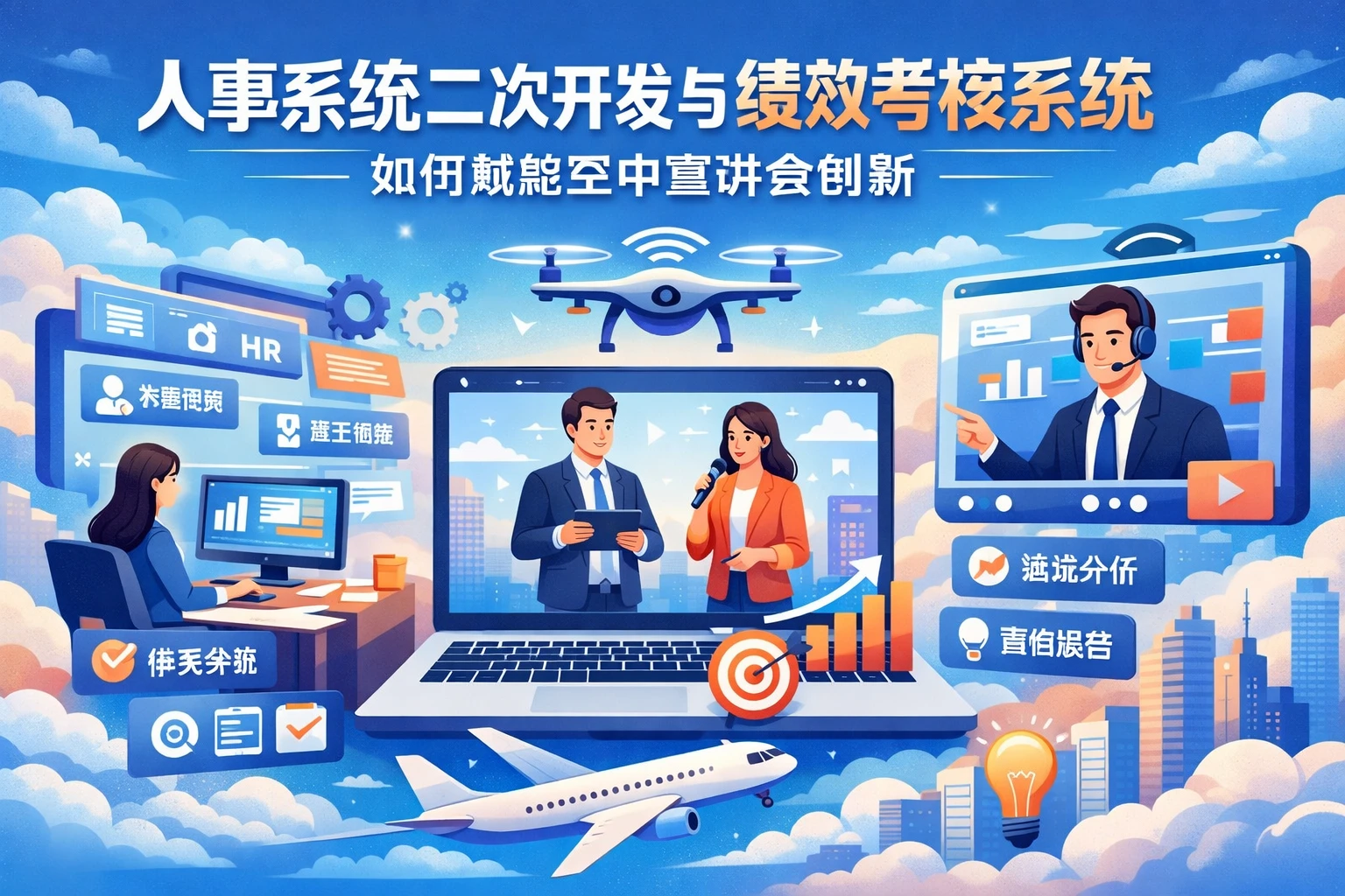 人事系统二次开发与绩效考核系统如何赋能空中宣讲会创新