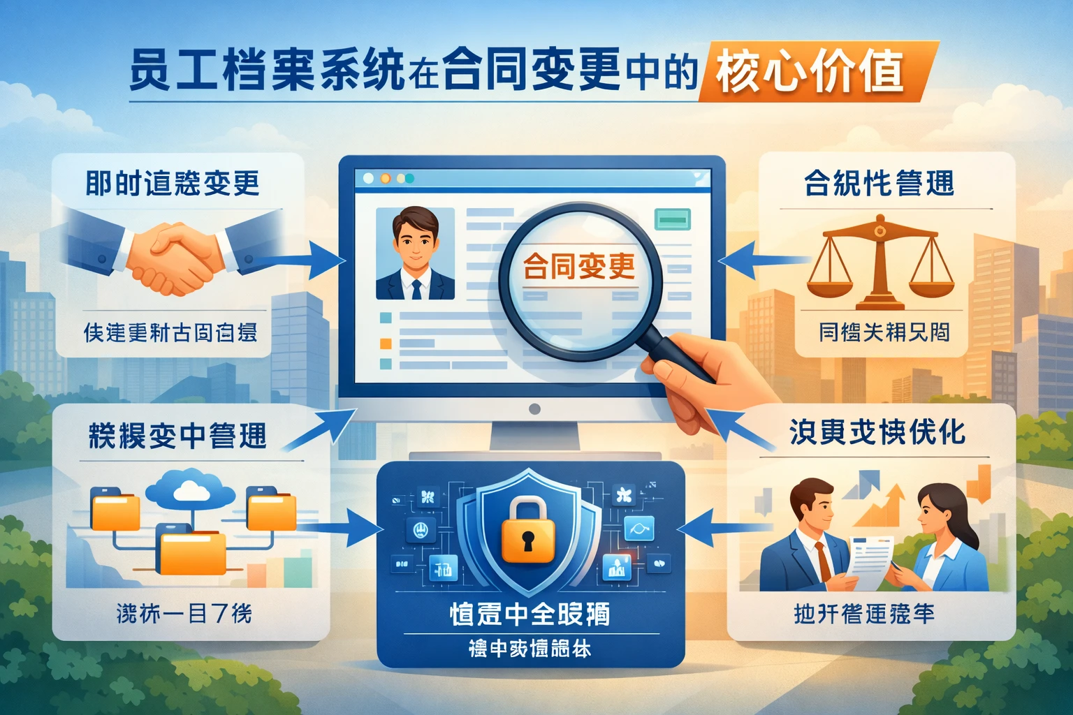 员工档案系统在合同变更中的核心价值