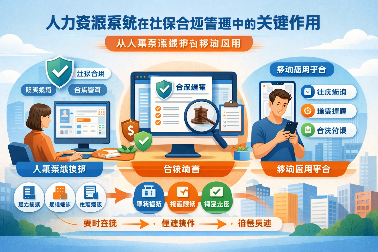 人力资源系统在社保合规管理中的关键作用：从人事系统维护到移动应用