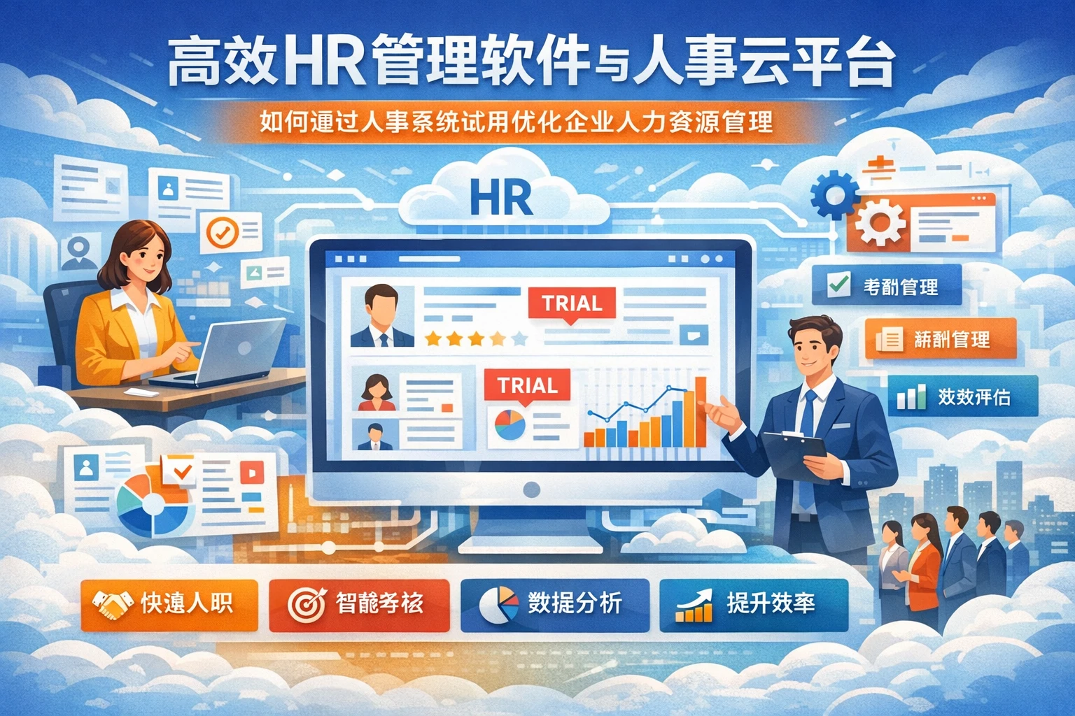 高效HR管理软件与人事云平台：如何通过人事系统试用优化企业人力资源管理